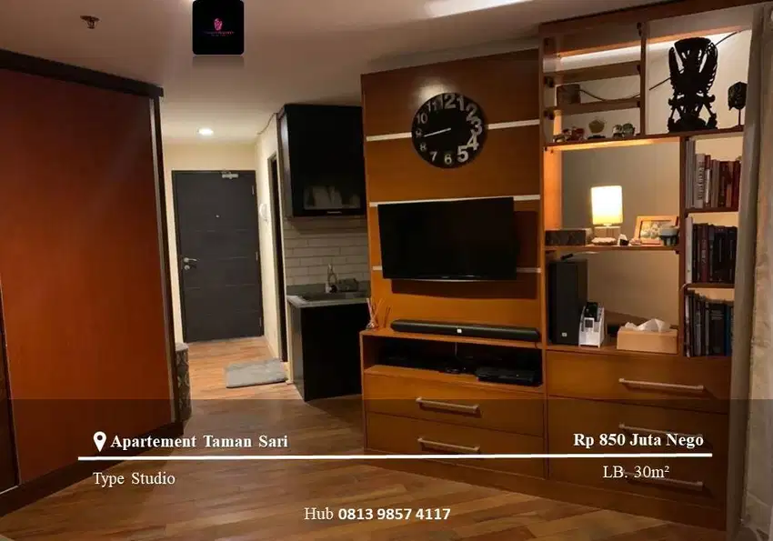 Dijual Apartement Taman Sari Semanggi Mid Floor Type Studio Furnished