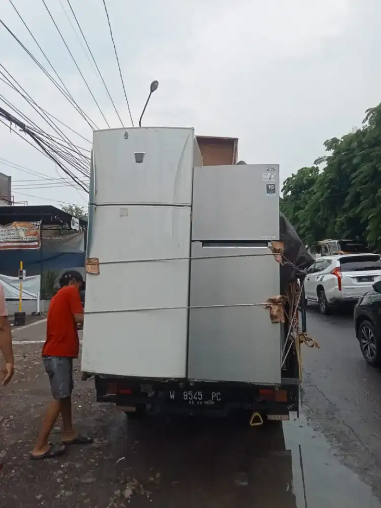 Rombeng barang bekas kulkas rusak dll