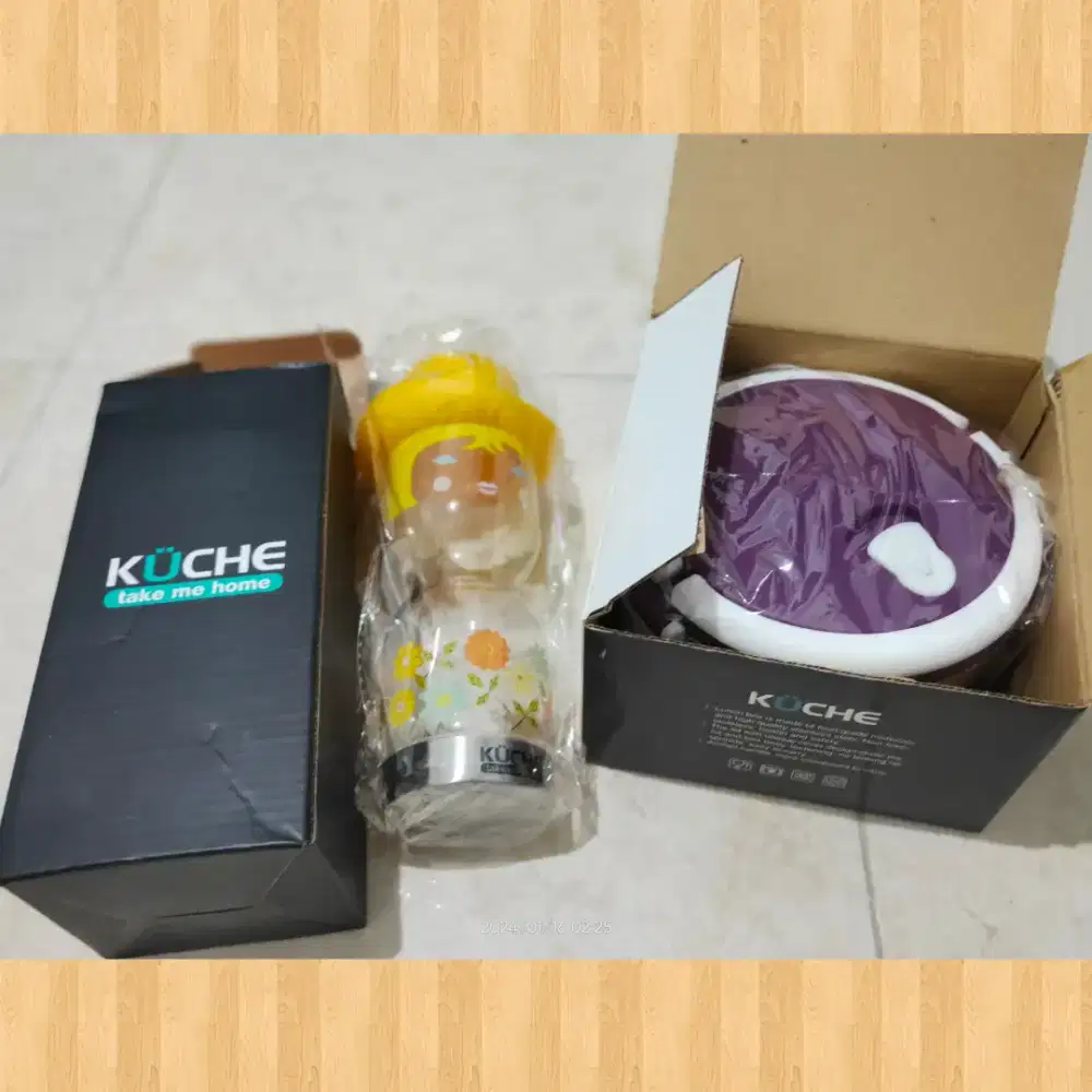 BONUS! KUCHE Stainless Steel Lunch Box. Ada BUNDLING Tea Tumbler