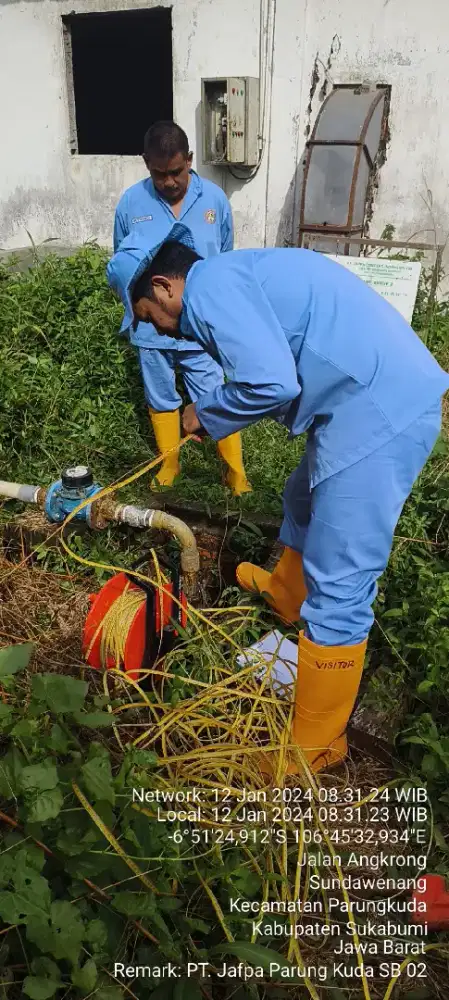 Jasa pumping test air tanah / uji pemompaan