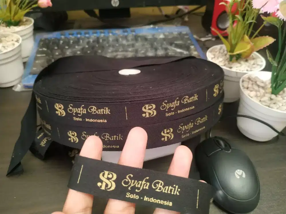 Sablon plastik Zipper klip kresek opp hd plong label baju cetak hantag