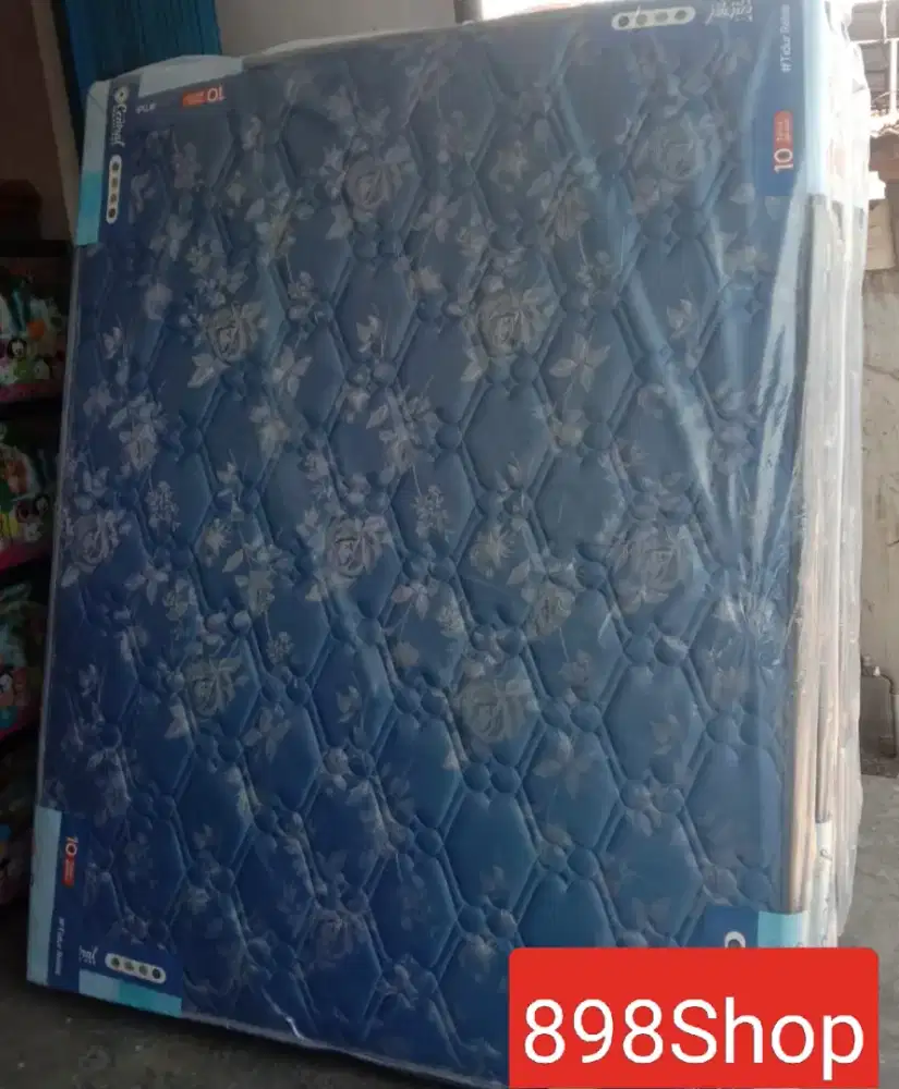 Spring Bed Central Deluxe Biru 160 x 200 ( Matras Only )