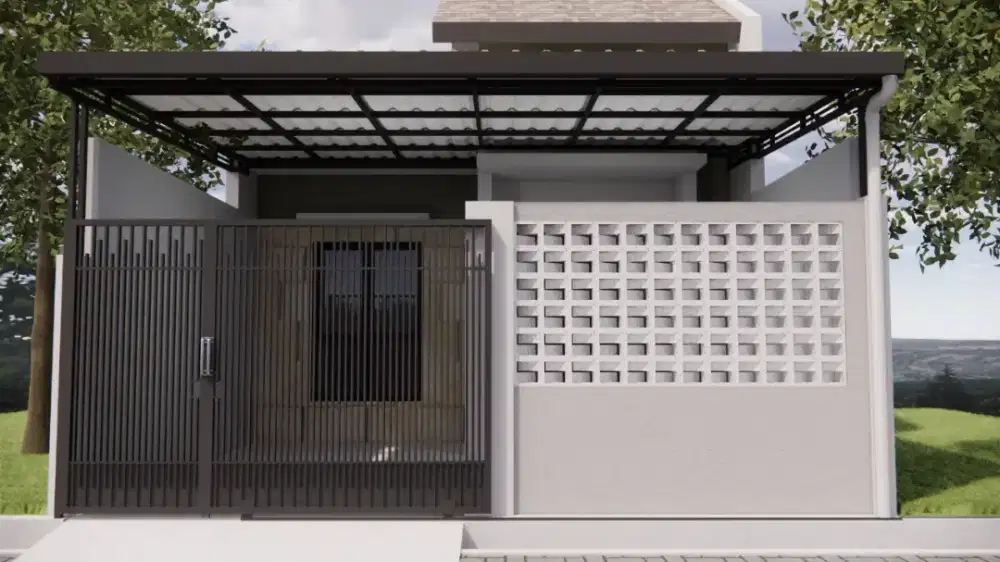 Pagar rumah minimalis terbaru