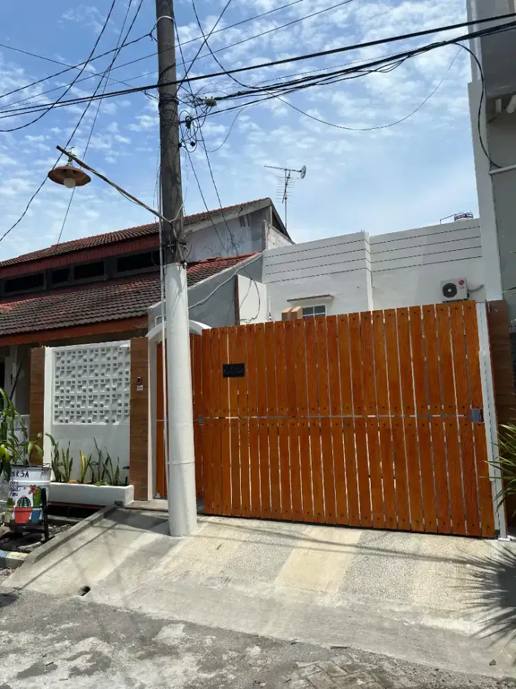 Pagar conwood minimalis sidoarjo