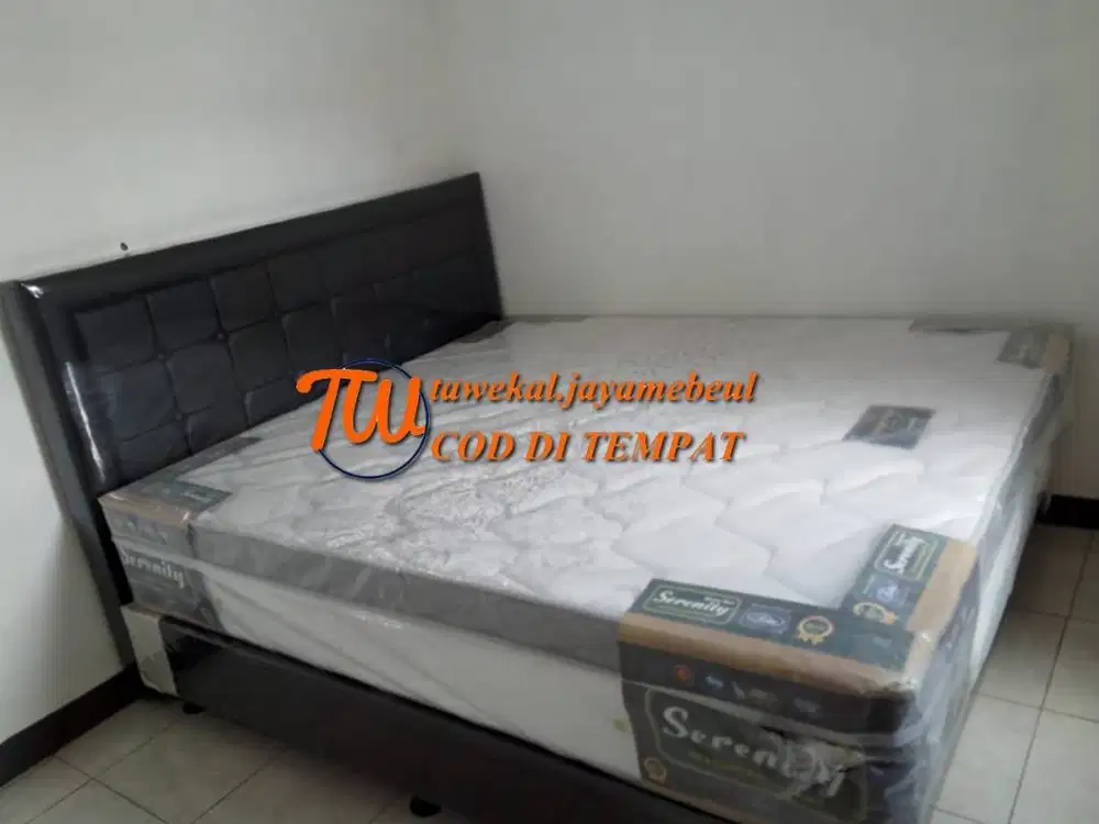 ful set springbed elite supreme tebal 33 cm anti bakteri garansi 15 th