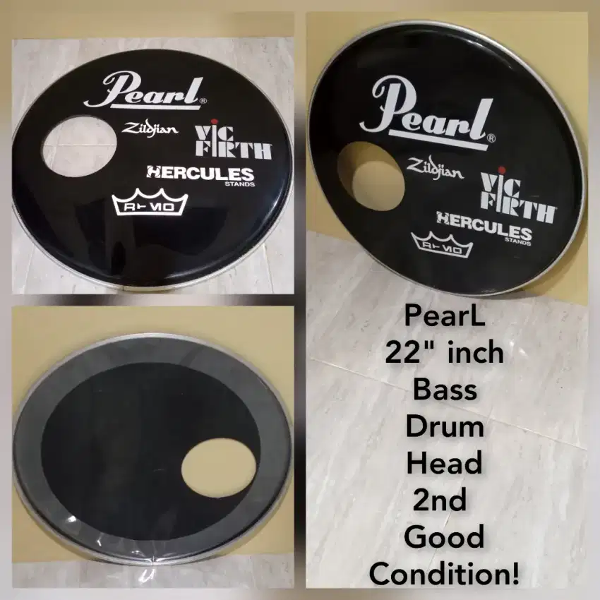 Pearl bass drum head