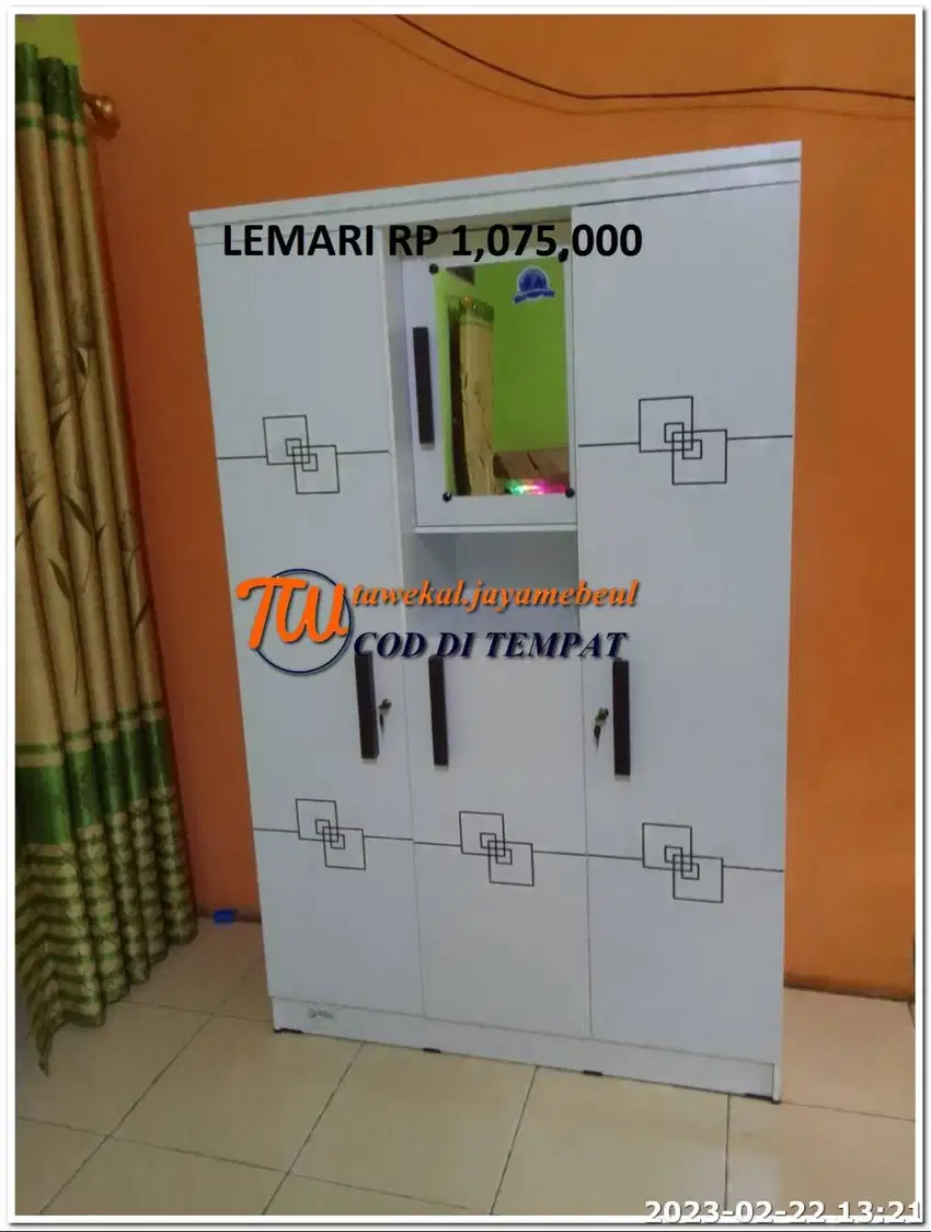 LEMARI PAKAIAN PINTU 3 MINIMALIS LEMARI PINTU 2 DAN LEMARI ANAK