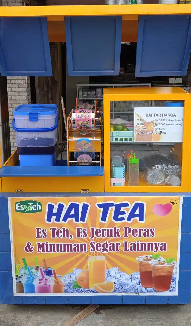 Booth dagangan makanan/minuman