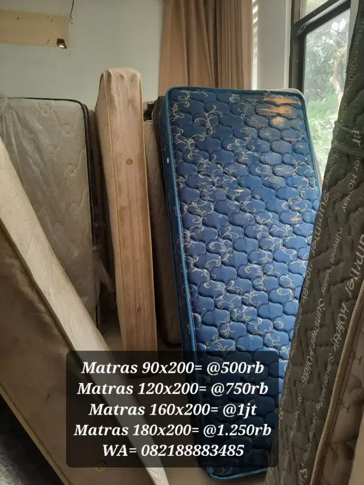 Matras bed 90x200 Banyak pilihan ukuran, Nego di t4 yaa  GASSS keun!