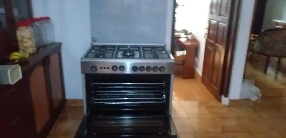 Kompor listrik 6 tunggu dan oven