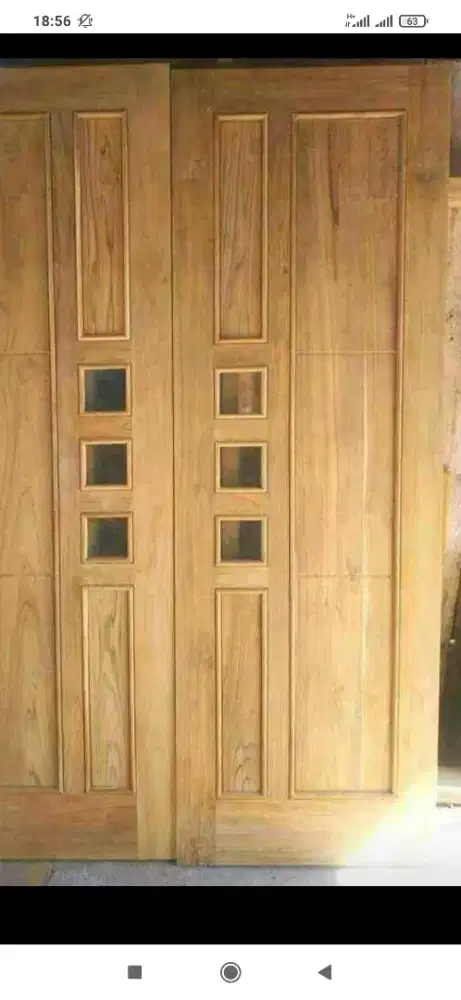 kusen pintu jati