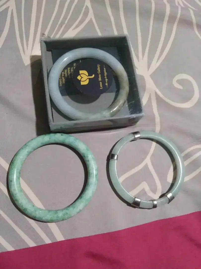 Gelang giok asli second