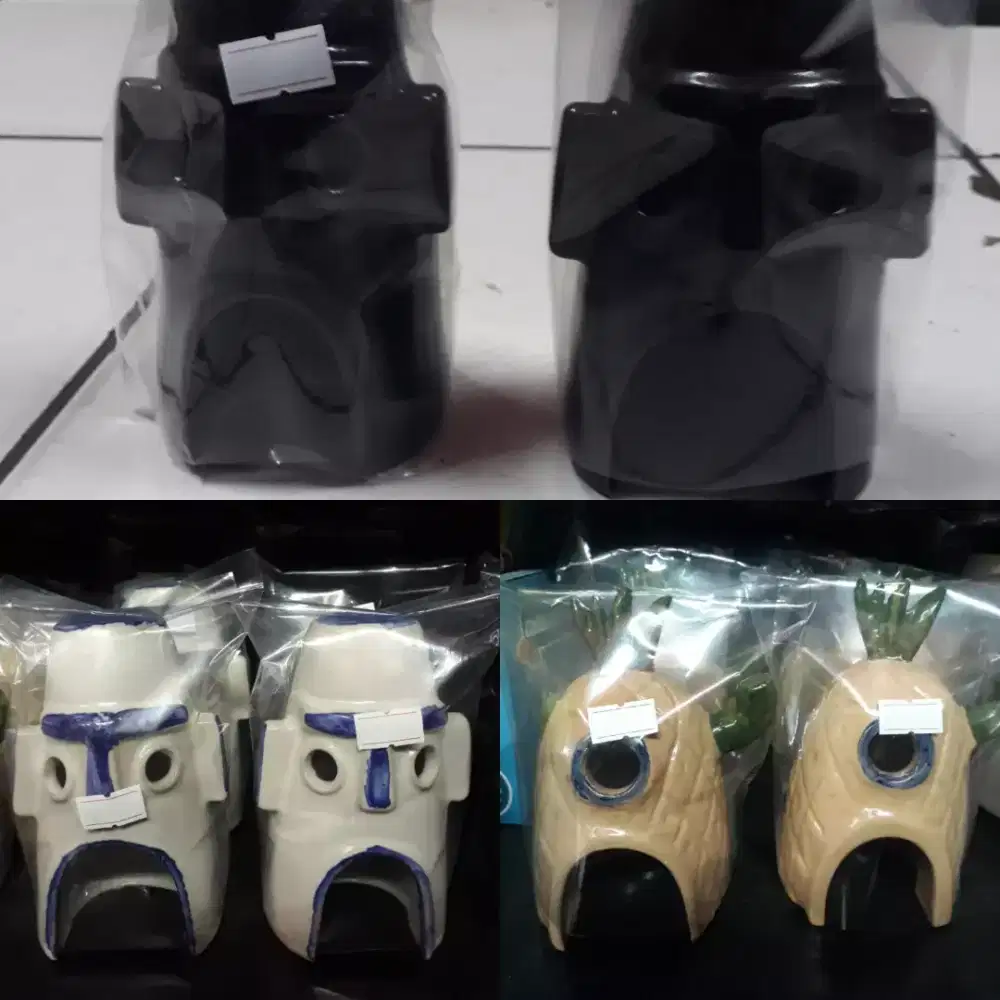 rumah hamster keramik edisi spongebob