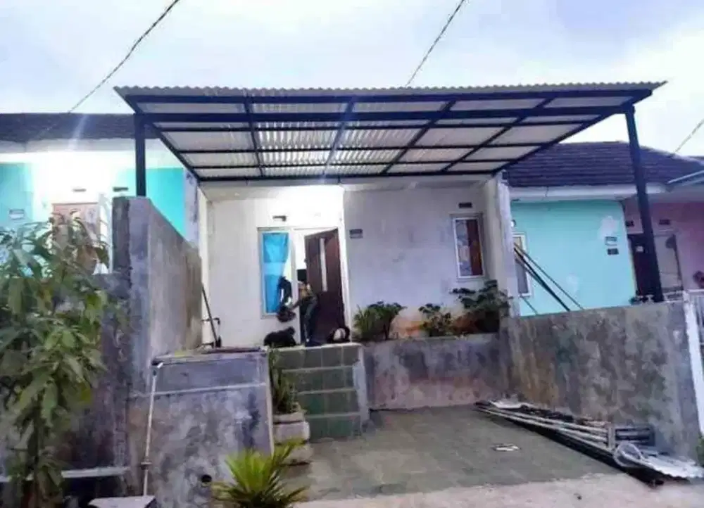 Pemasangan kanopi baja ringan sni cahaya 4