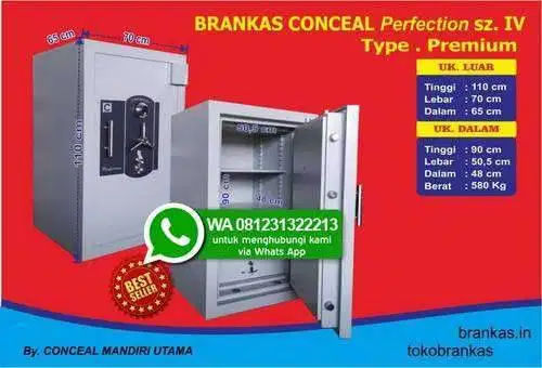 Brankas Lemari besi ZIGLER size tinggi 1 meter s/d 2 meter bsa Custom
