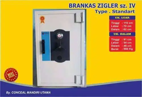Brankas XCELL Z-50 Tahan Api SNI bisa Custom tingi 1 meter, 2 meter