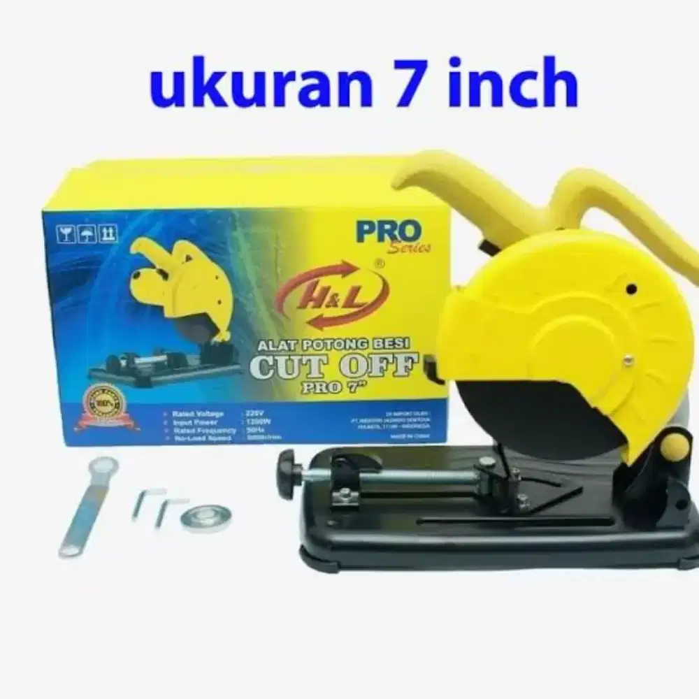 Mesin Potong Besi Cut Off Kating Cuting Whel 7 Inch HNL RYU BITEC NRT