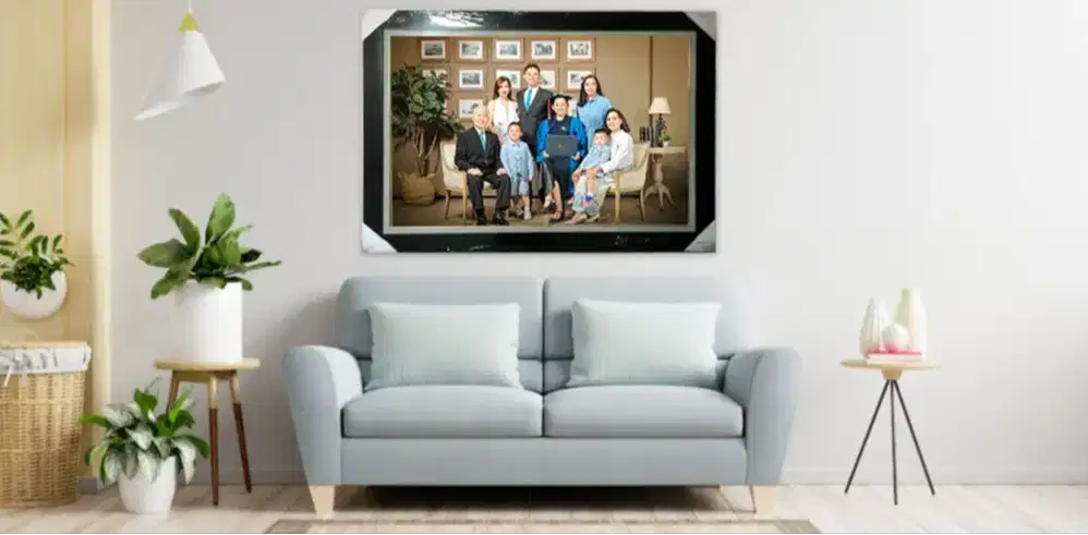 Pigura Super Besar LIKE NEW Photo Wisuda, Wedding , PreWed , Keluarga