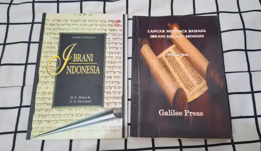 2 Buku Lancar Membaca Bahasa Ibrani Dalam 1 Minggu Kamus Singkat Ibran