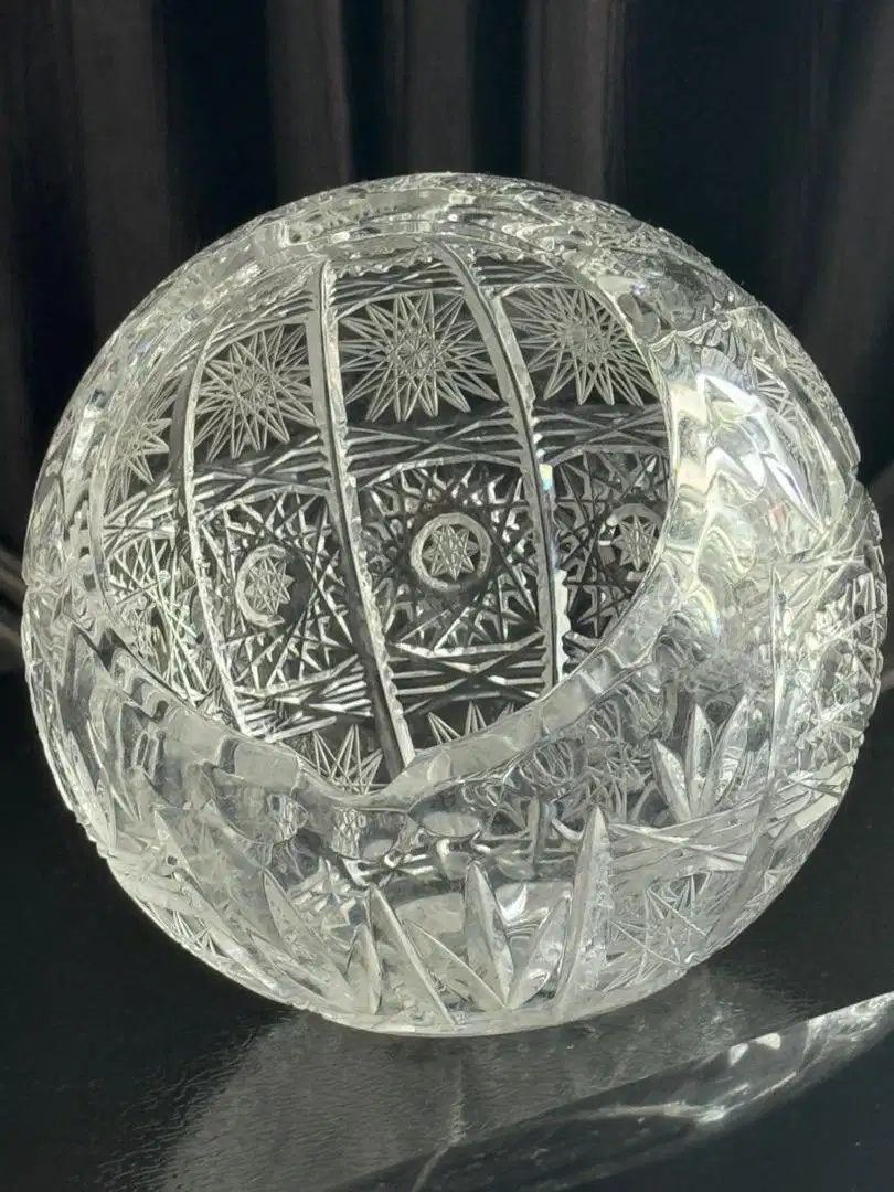 Dijual asbak kristal Bohemia 500pk