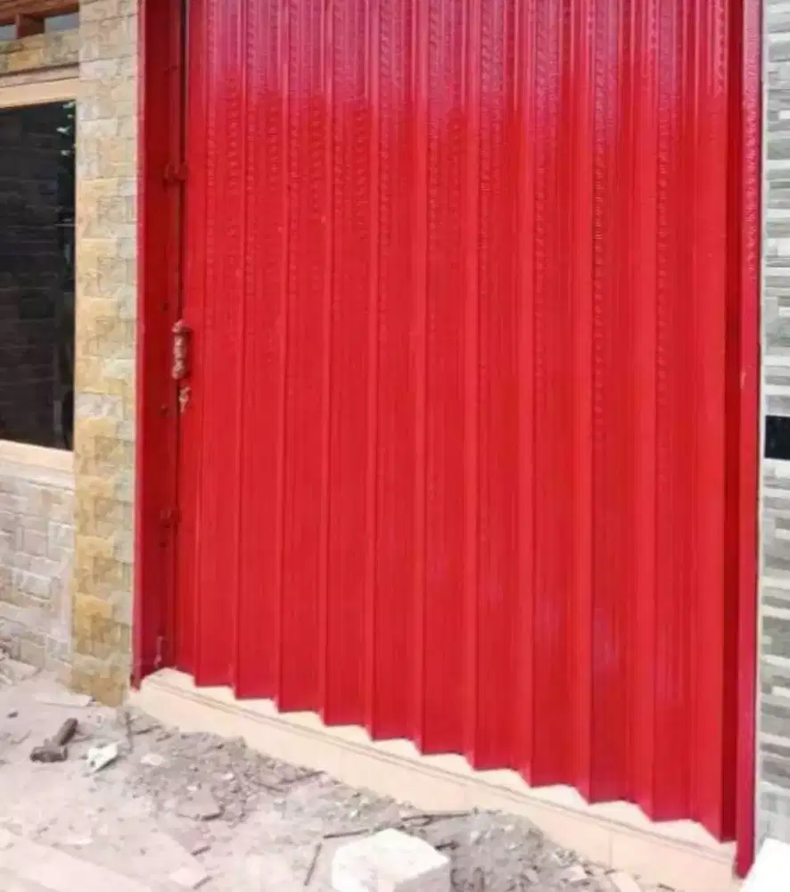 Folding gate rolling door murah
