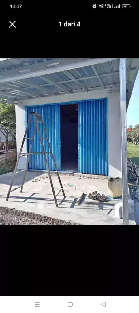 Rolling door folding gate murah