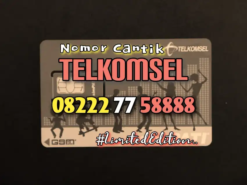 Nomor Cantik Kartu TELKOMSEL SIMPATI Hoki 8888