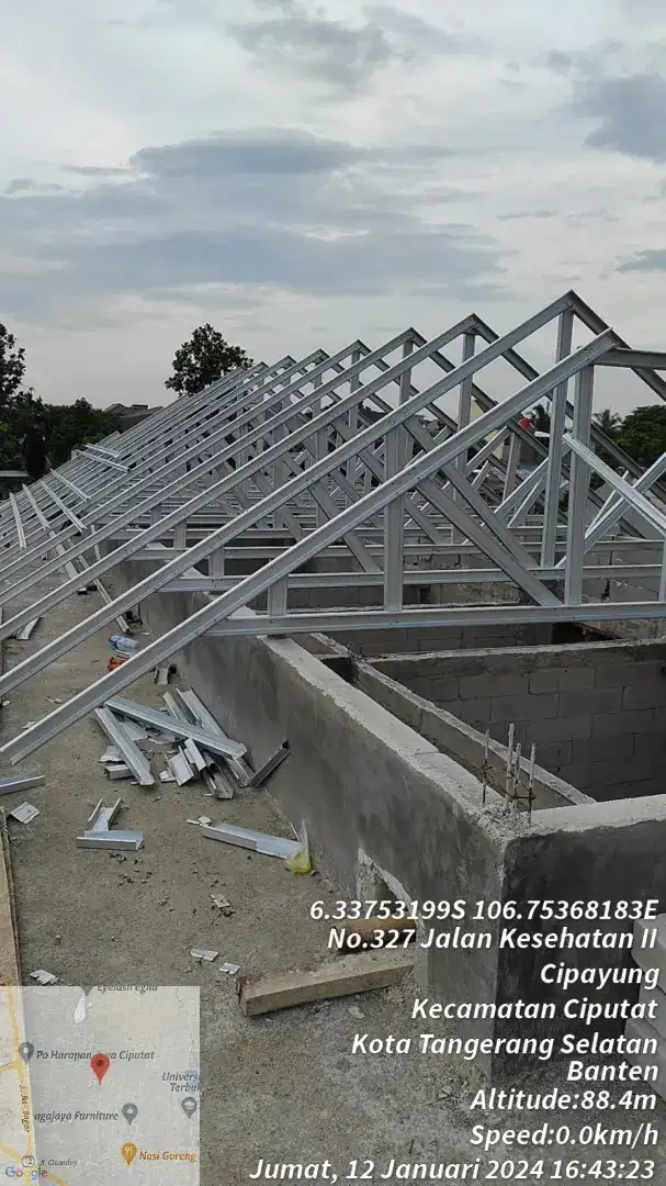 Rangka atap baja ringan murah