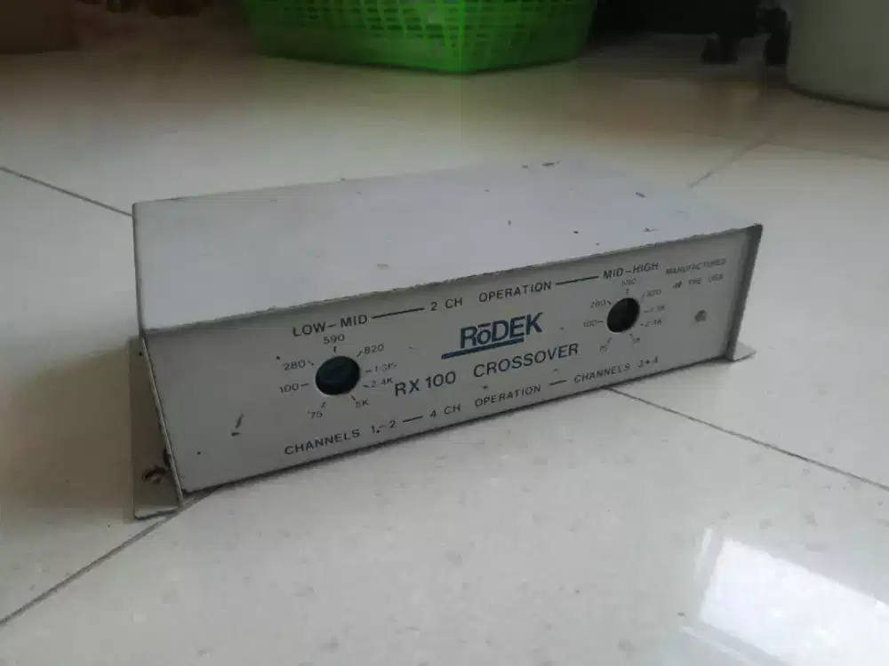 Crossover aktif rodek made in USA