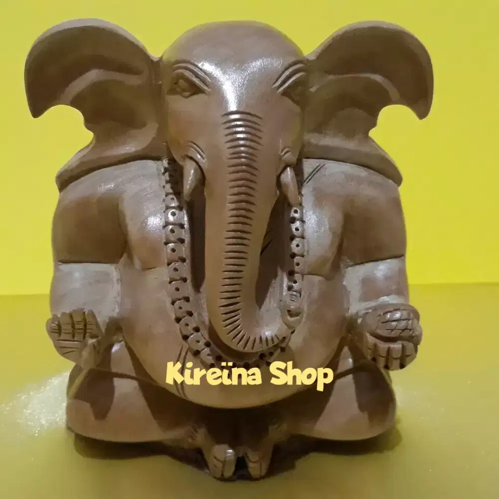 New Patung Kayu GANESHA India/ Wooden Craft