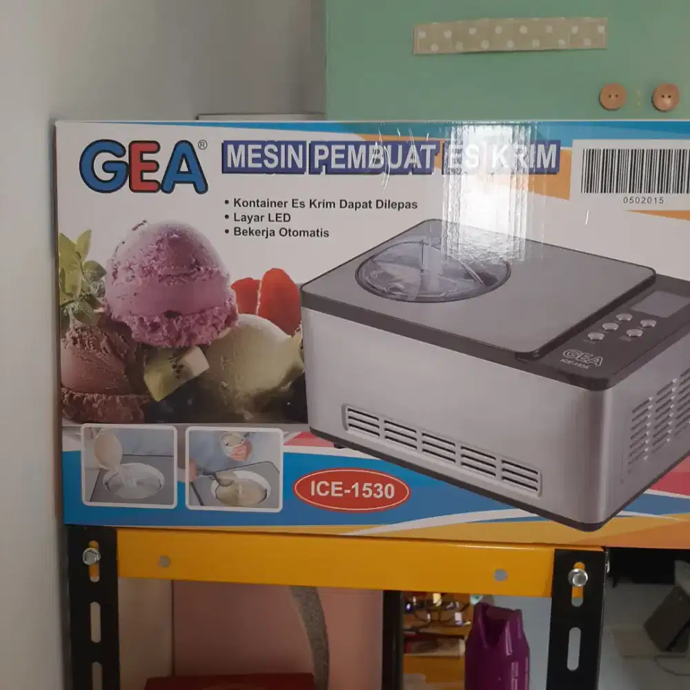 MESIN ICE CREAM MERK GEA TIPE ICE 1530 Elektronik Rumah Tangga