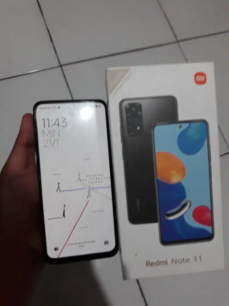 Redmi Note 11 4/128 Fullset Mulus & Murah