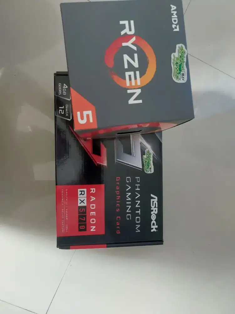Ryzen 1600 box, AMD RX570