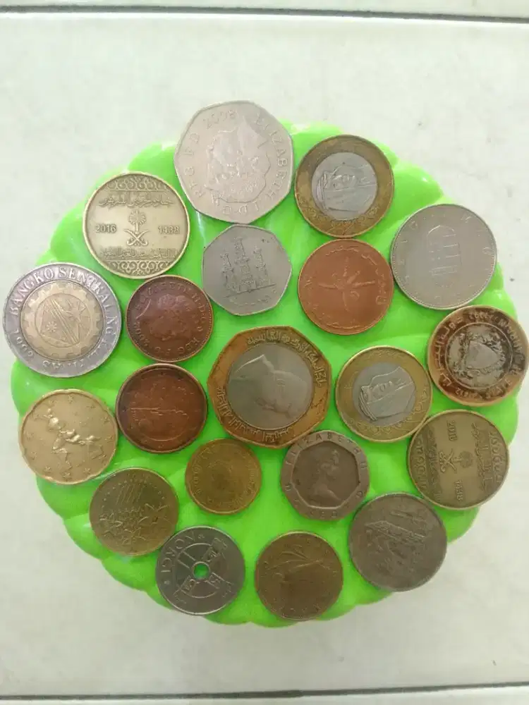 Uang Koin Kuno Campuran