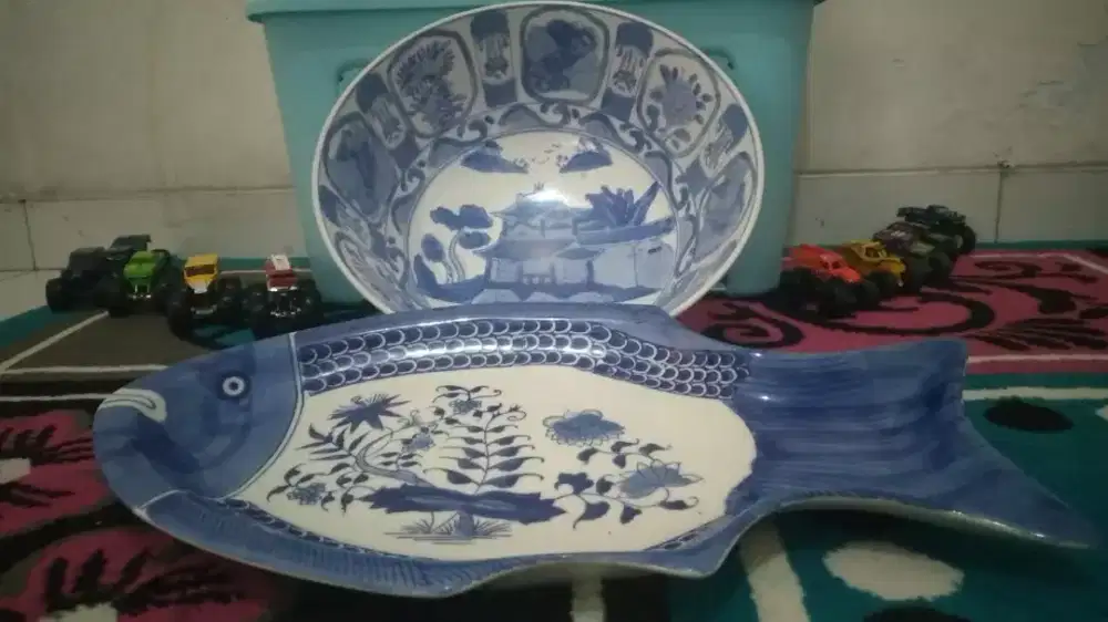 Piring Antik Piring Ikan Piring Besar