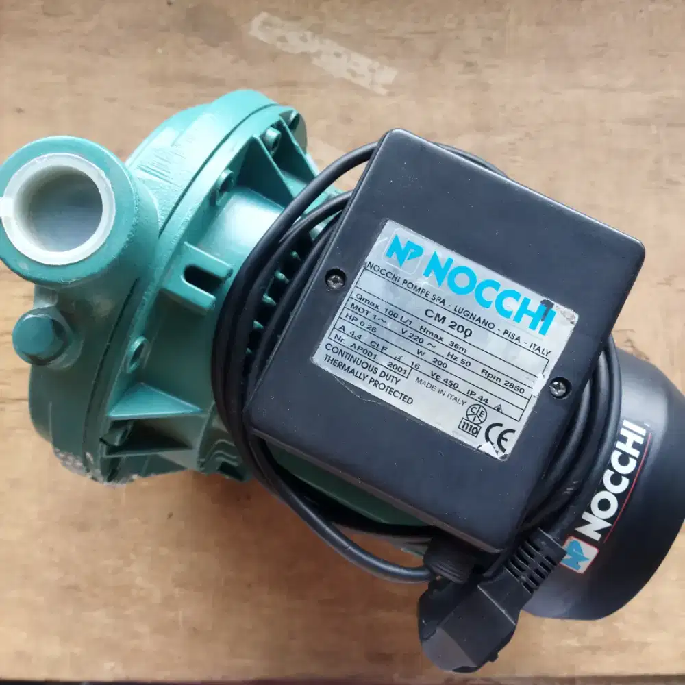 Pompa Air Centrifugal NOCCHI CM200 MADE IN ITALY