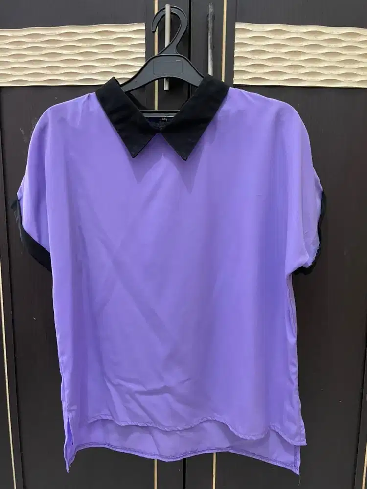 Blouse wanita ungu