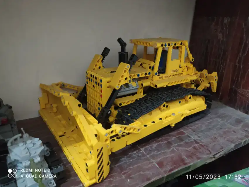 mouldking lego rc bulldozer buldoser remote control