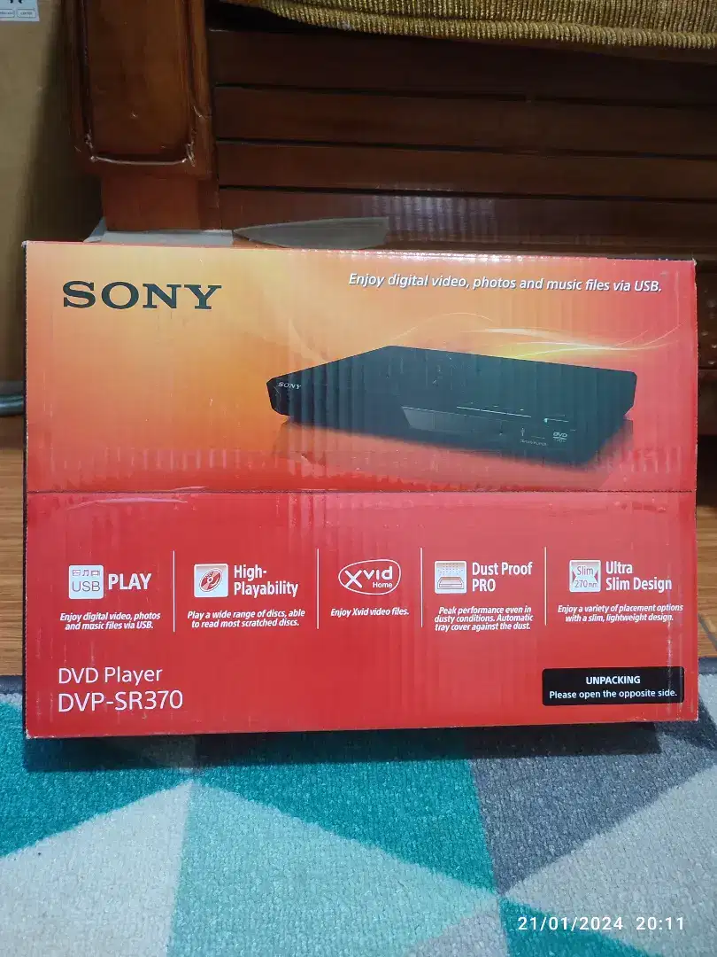 DVD Player SONY DVP-SR370