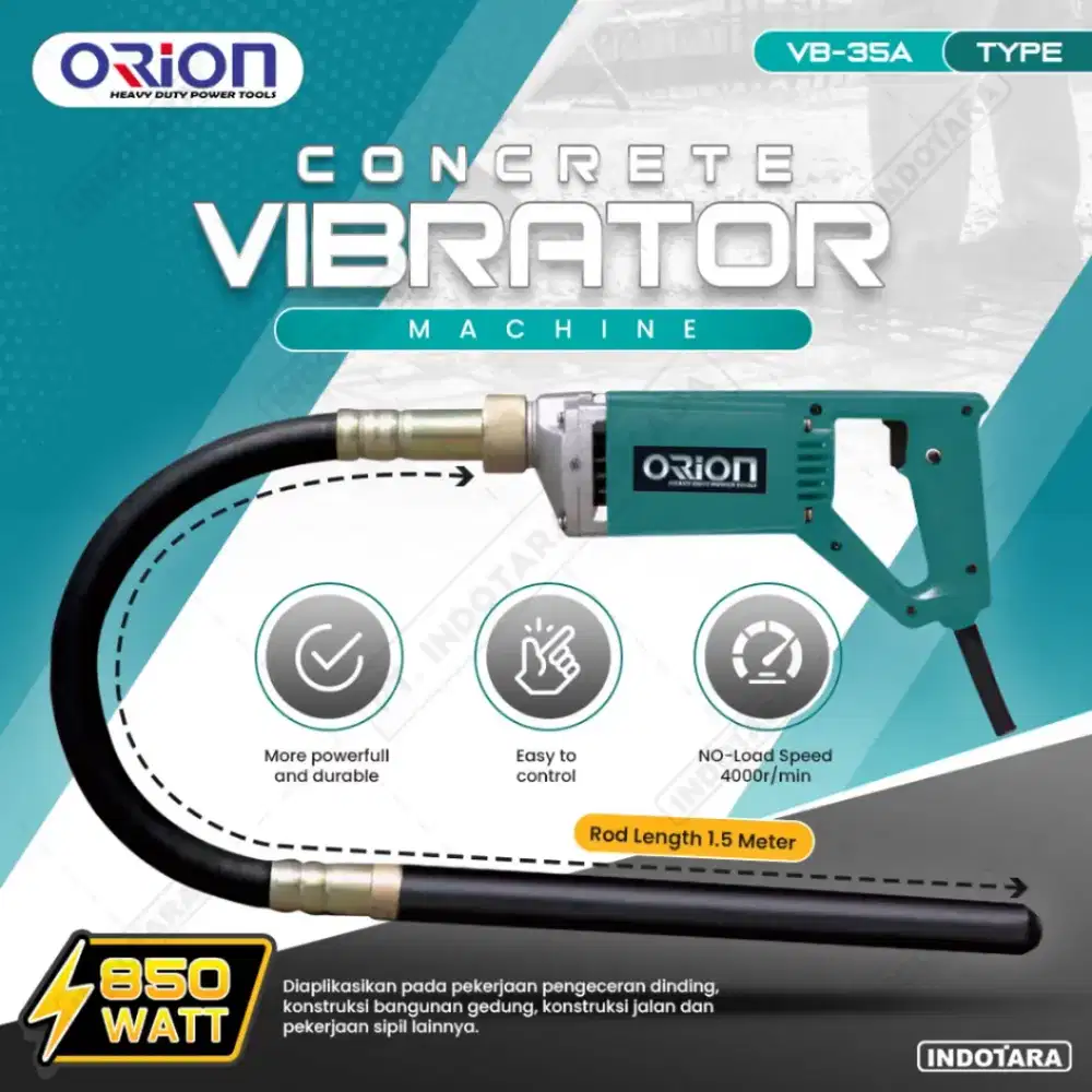 Mesin Vibrator Pemadat Cor Beton