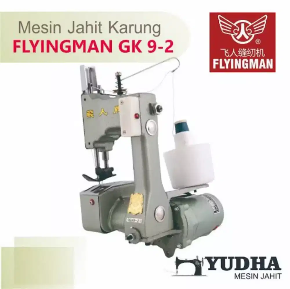 Mesin Jahit Karung Portable Bag Closer FLYINGMAN HNL YAMAMAX GK 9-2