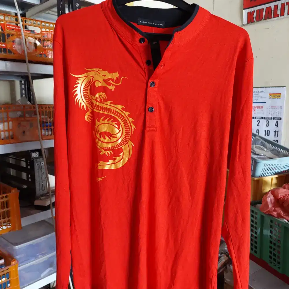 Baju Kaos Lengan Panjang Imlek