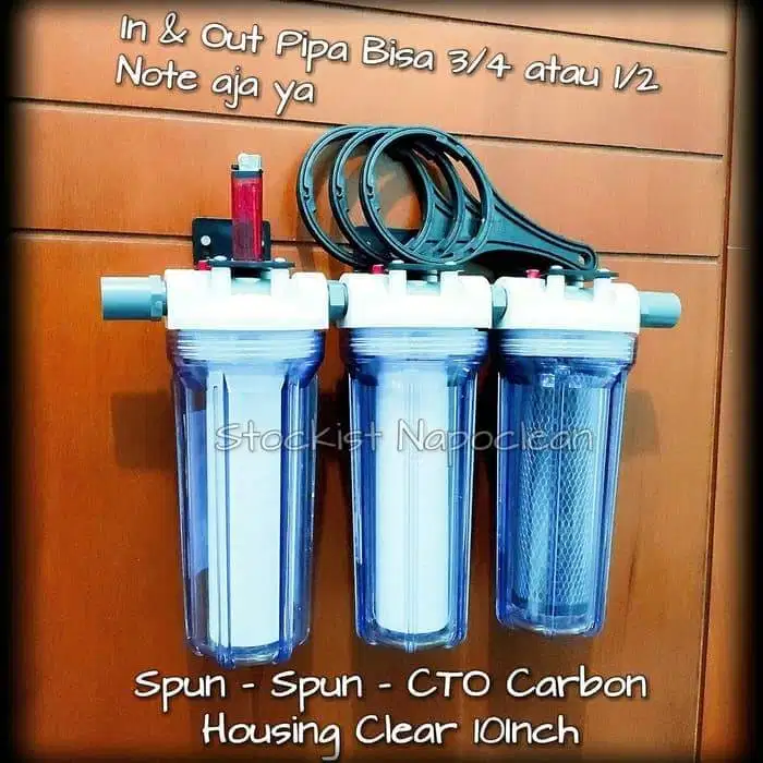 paket filter air untuk bau kaporit,bau tanah,dll