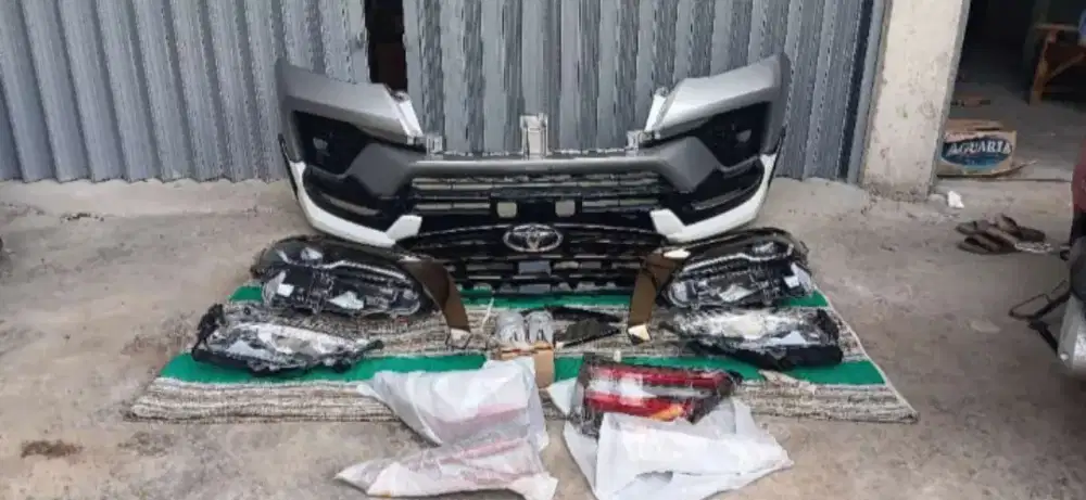 Headlamp dan bemper Fortuner GR Sport 2024