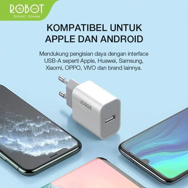 BATOK CHARGER ROBOT RT-K8 10W 2A 1USB