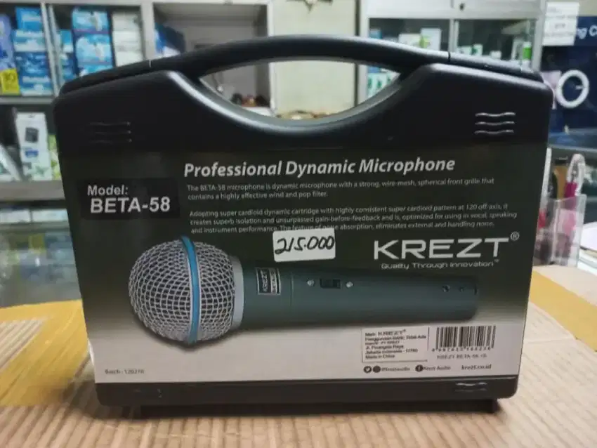 Mic kabel KREZT Beta 58