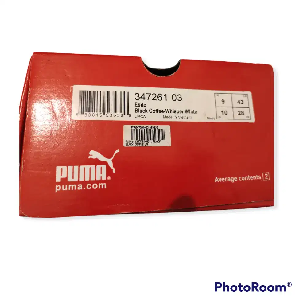 Sepatu kasual pria merk puma