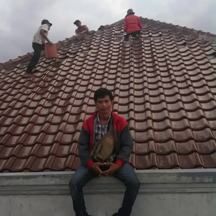 Genteng Kamuri KW 1  Rangka Baja ringan terpasang