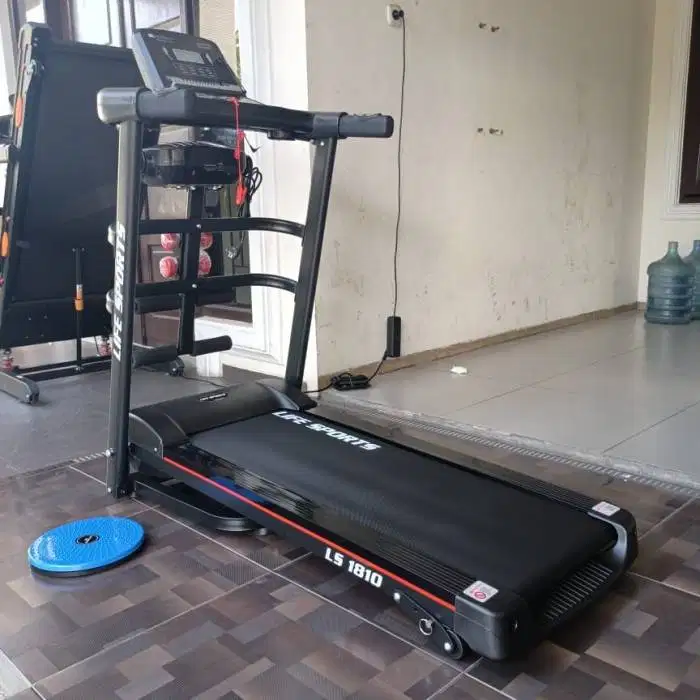 (COD GRATIS ONGKIR) ALAT FITNES TREADMILL ELEKTRIK 5 FUNGSI LS1810 2Hp