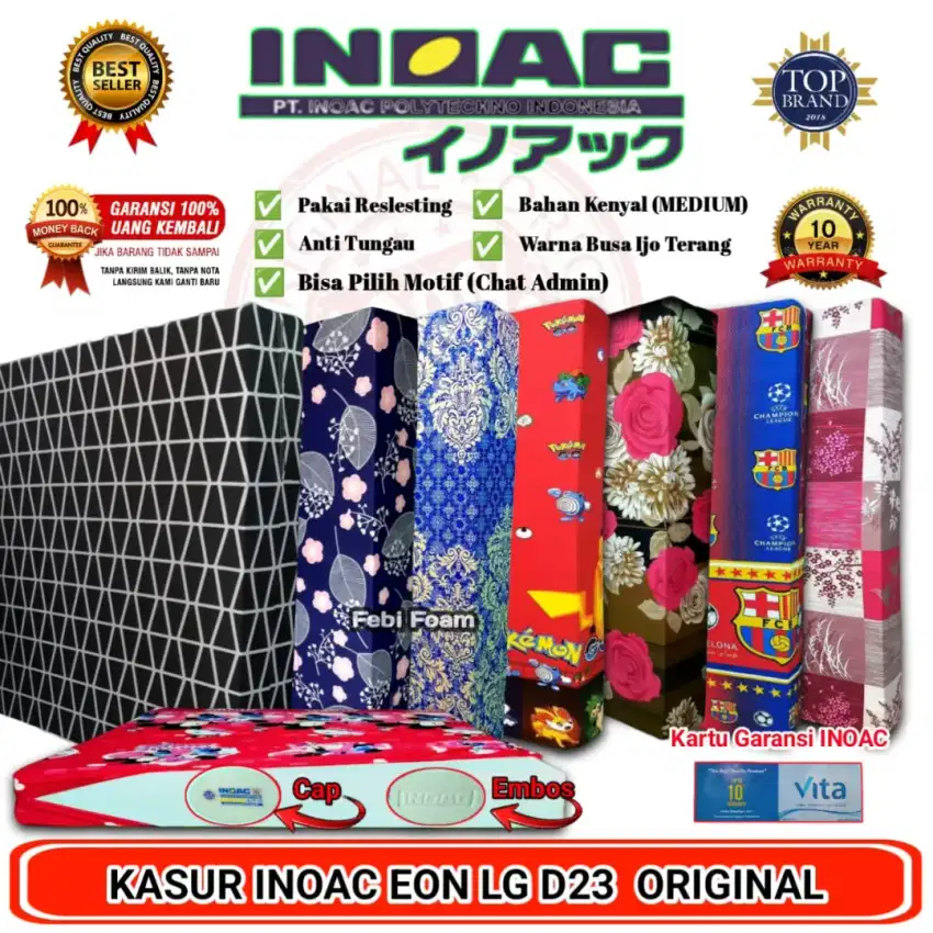 Agen Resmi Kasur Busa Inoac EON D 23 Bergaransi 10 Tahun